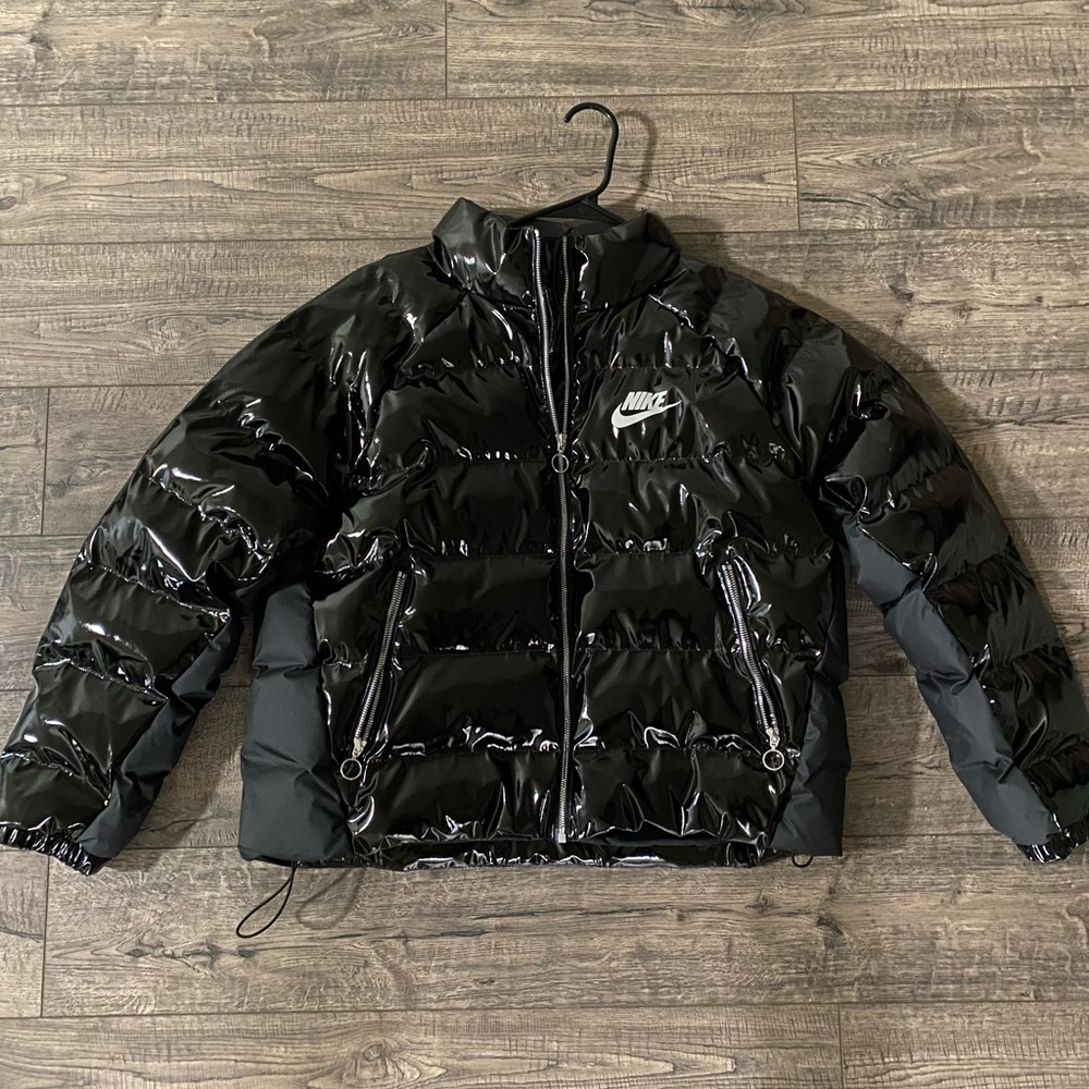 Women’s Nike NSW Icon Clash - Shiny Black Puffer